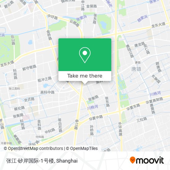 张江·矽岸国际-1号楼 map