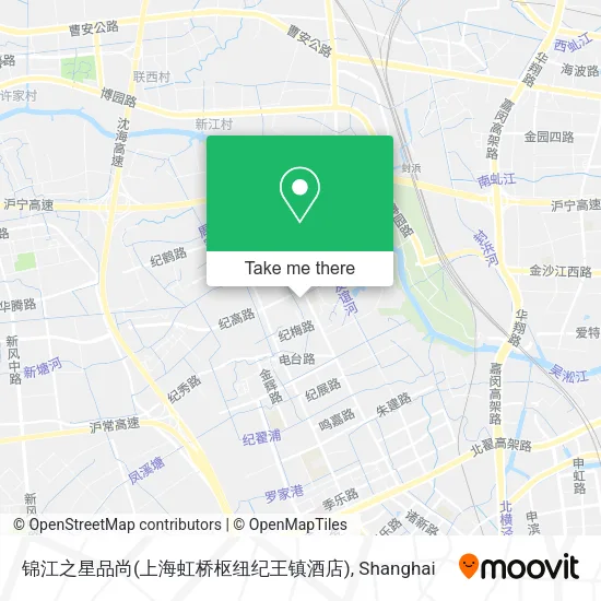 锦江之星品尚(上海虹桥枢纽纪王镇酒店) map