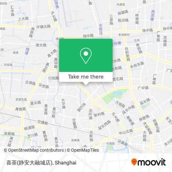 喜茶(静安大融城店) map