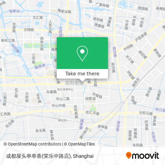 成都屋头串串香(荣乐中路店) map