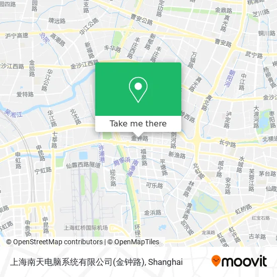 上海南天电脑系统有限公司(金钟路) map