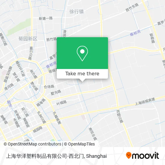 上海华泽塑料制品有限公司-西北门 map