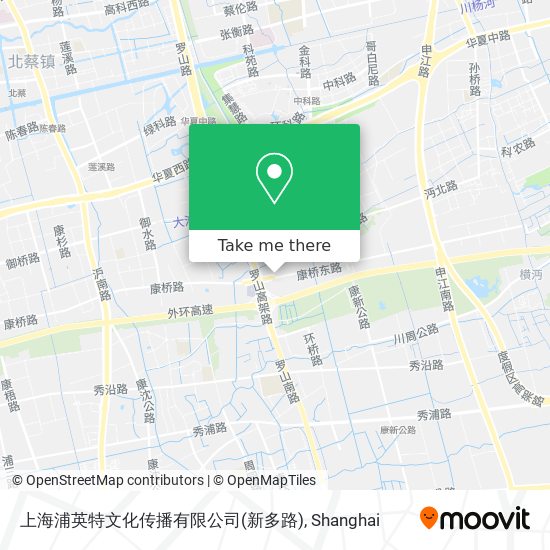上海浦英特文化传播有限公司(新多路) map