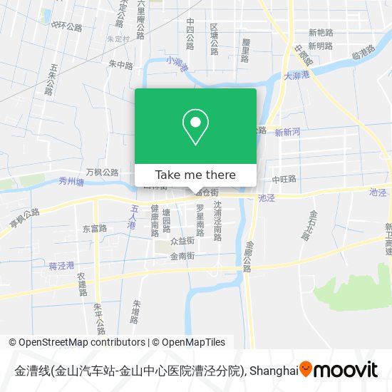 金漕线(金山汽车站-金山中心医院漕泾分院) map