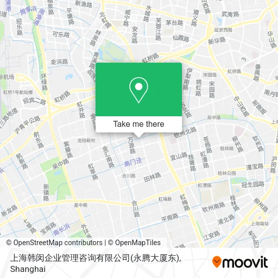上海韩闵企业管理咨询有限公司(永腾大厦东) map
