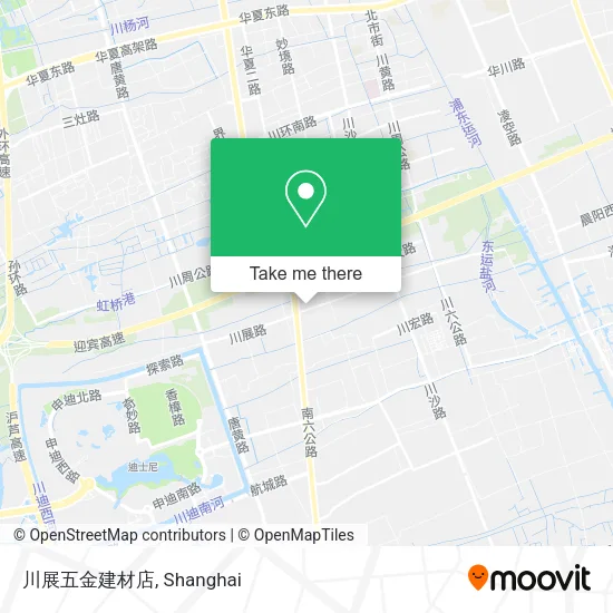 川展五金建材店 map