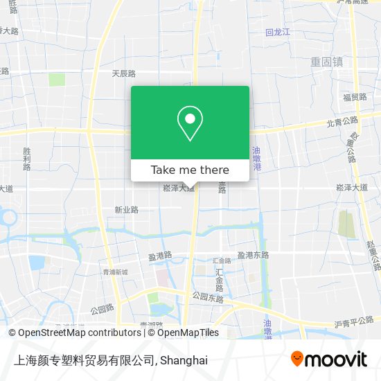 上海颜专塑料贸易有限公司 map