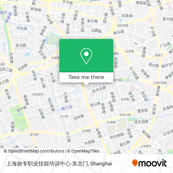 上海旅专职业技能培训中心-东北门 map