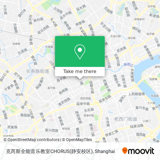 克芮斯全能音乐教室CHORUS(静安校区) map