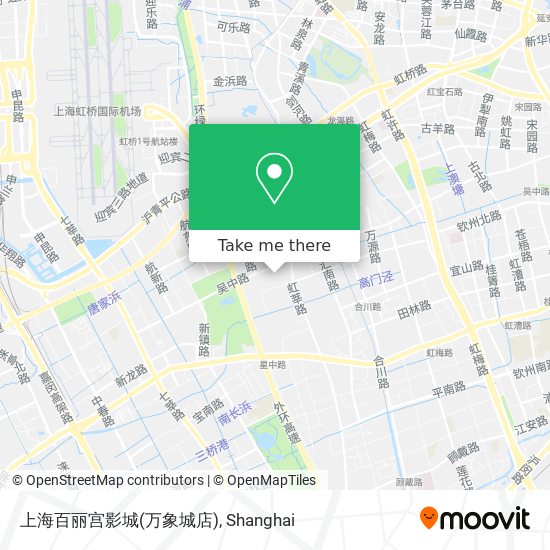 上海百丽宫影城(万象城店) map