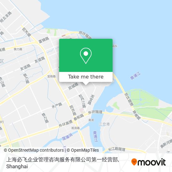 上海必飞企业管理咨询服务有限公司第一经营部 map