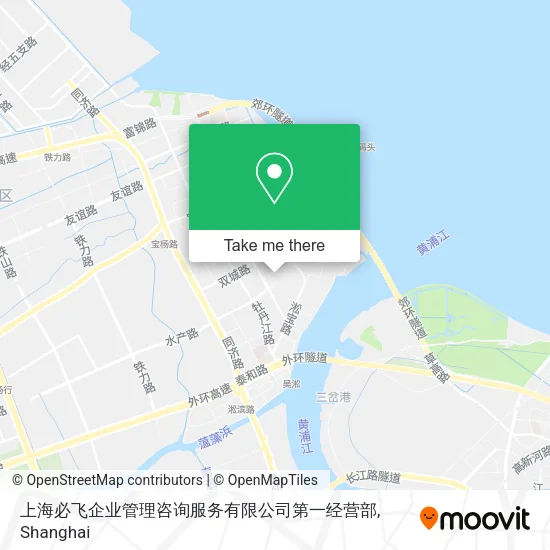 上海必飞企业管理咨询服务有限公司第一经营部 map