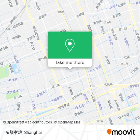 东颜家塘 map