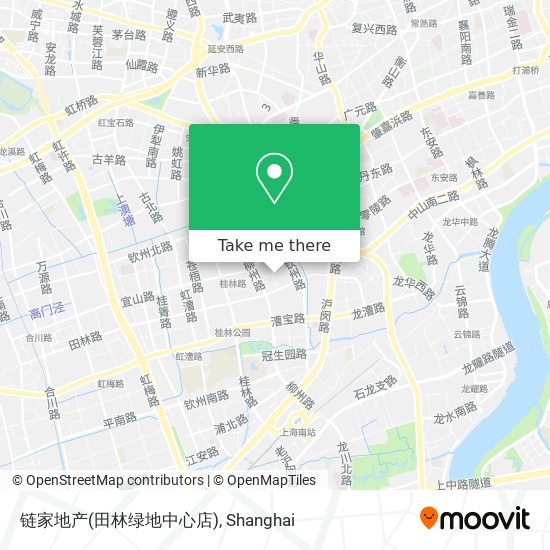 链家地产(田林绿地中心店) map