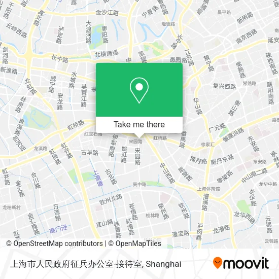 上海市人民政府征兵办公室-接待室 map