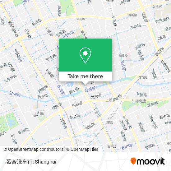 慕合洗车行 map