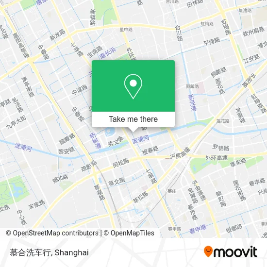 慕合洗车行 map