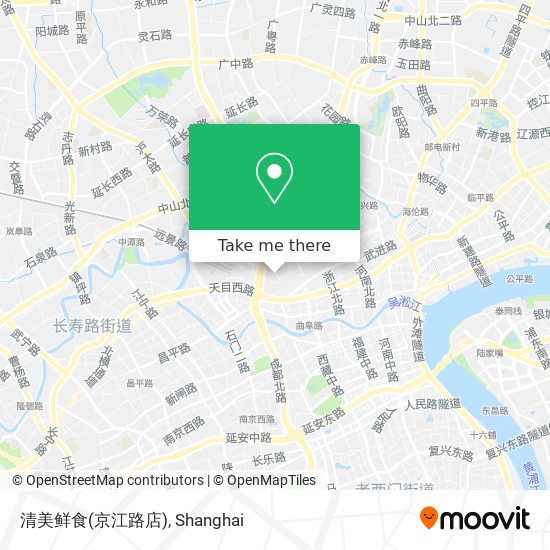 清美鲜食(京江路店) map