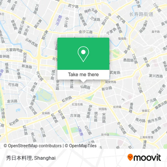 秀日本料理 map