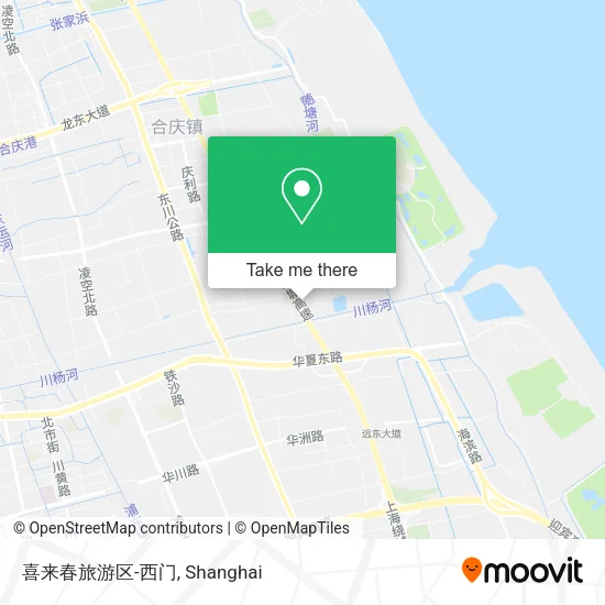 喜来春旅游区-西门 map