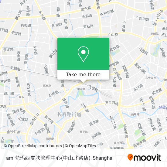 aml梵玛西皮肤管理中心(中山北路店) map