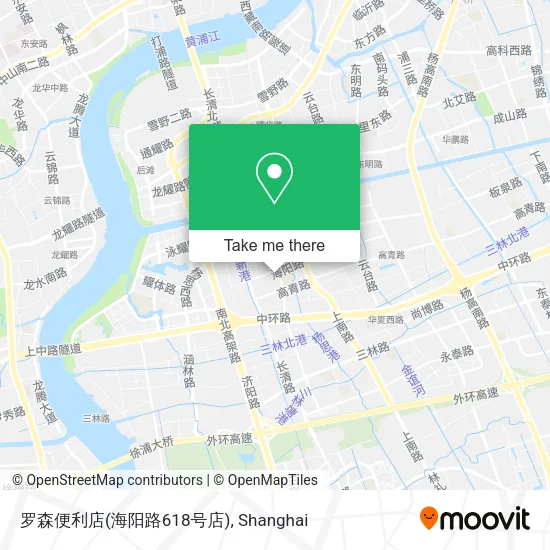 罗森便利店(海阳路618号店) map