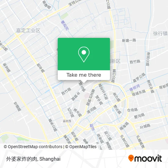 外婆家炸的肉 map