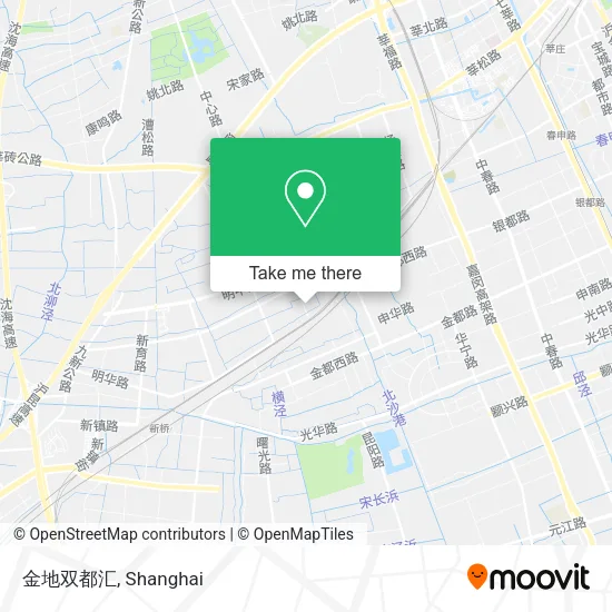 金地双都汇 map