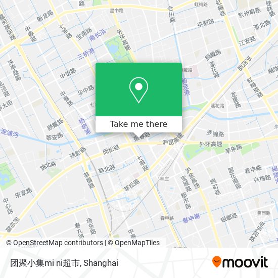 团聚小集mi ni超市 map