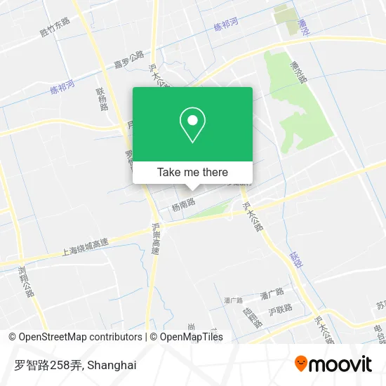 罗智路258弄 map