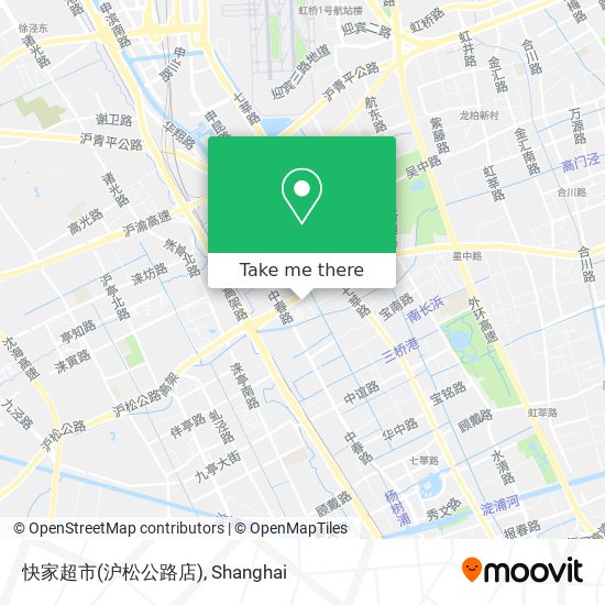 快家超市(沪松公路店) map