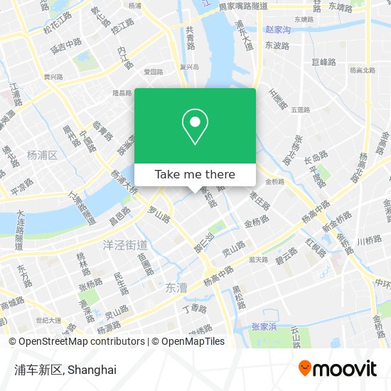 浦车新区 map