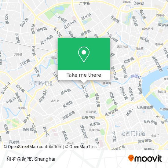 和罗森超市 map