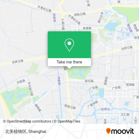 北美植物区 map