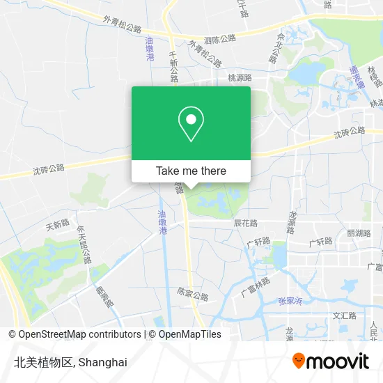 北美植物区 map
