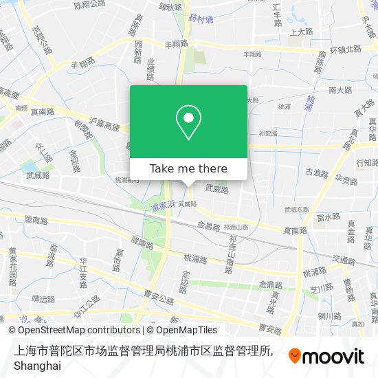 上海市普陀区市场监督管理局桃浦市区监督管理所 map