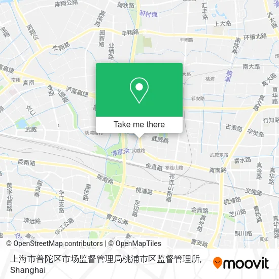 上海市普陀区市场监督管理局桃浦市区监督管理所 map