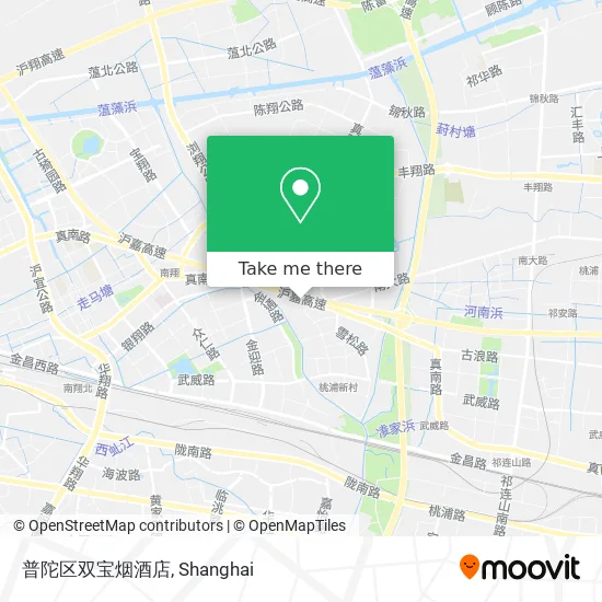 普陀区双宝烟酒店 map