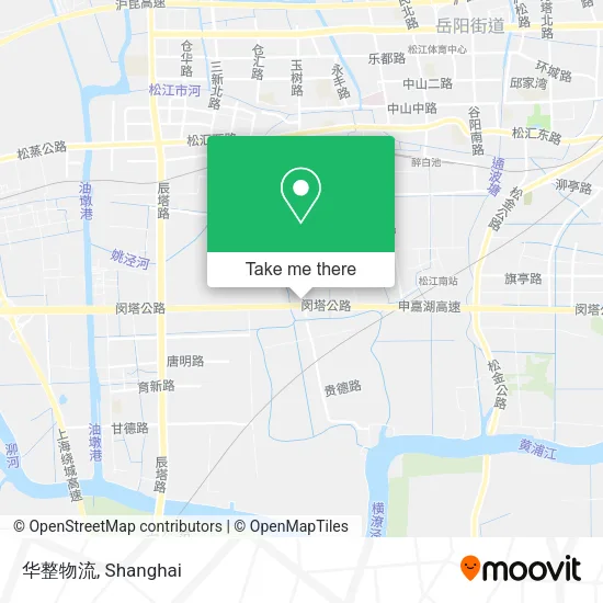 华整物流 map