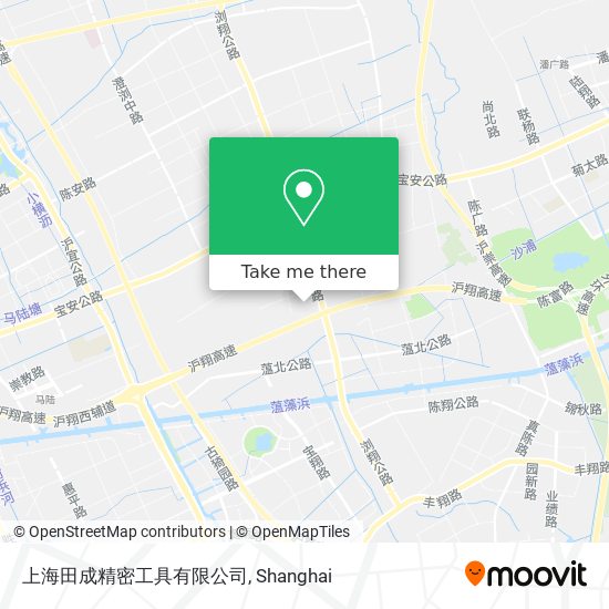 上海田成精密工具有限公司 map