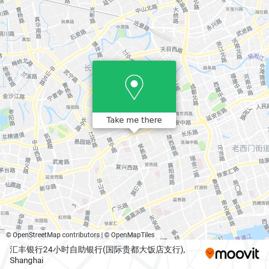 汇丰银行24小时自助银行(国际贵都大饭店支行) map