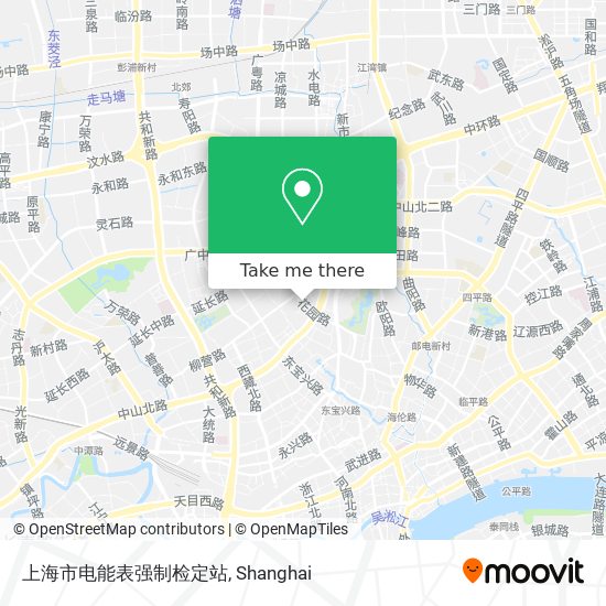 上海市电能表强制检定站 map