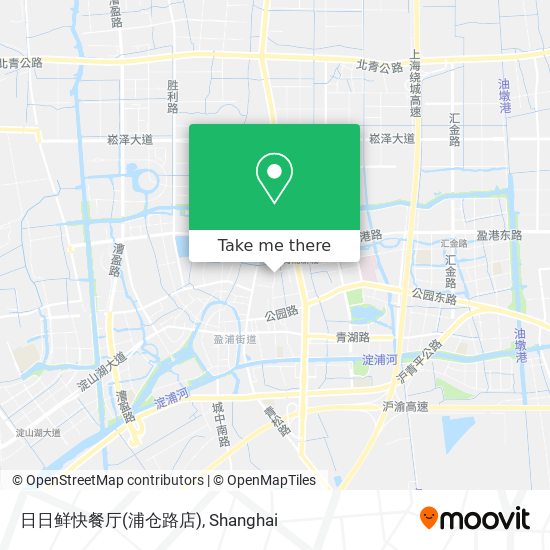 日日鲜快餐厅(浦仓路店) map