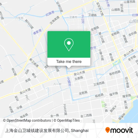 上海金山卫城镇建设发展有限公司 map