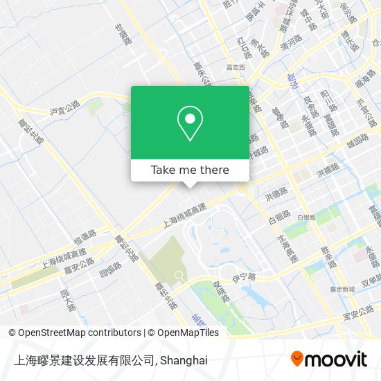 上海疁景建设发展有限公司 map