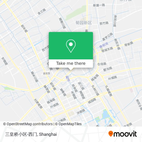 三皇桥小区-西门 map