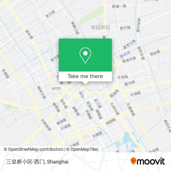 三皇桥小区-西门 map