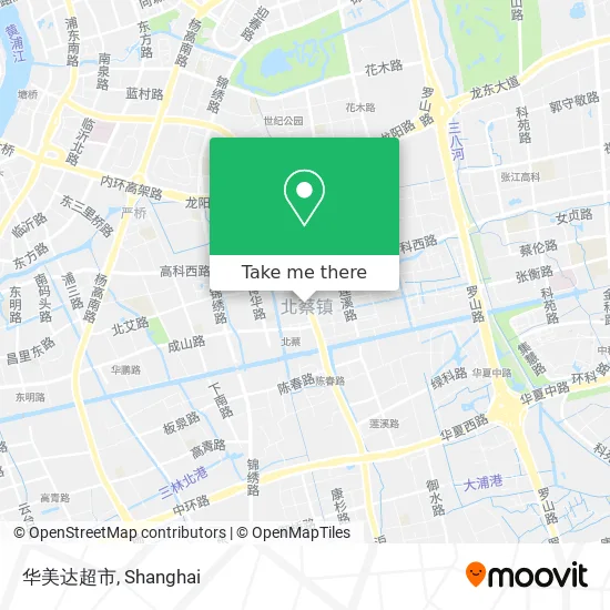 华美达超市 map