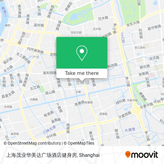上海茂业华美达广场酒店健身房 map