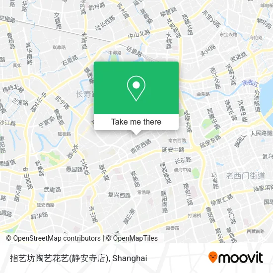 指艺坊陶艺花艺(静安寺店) map